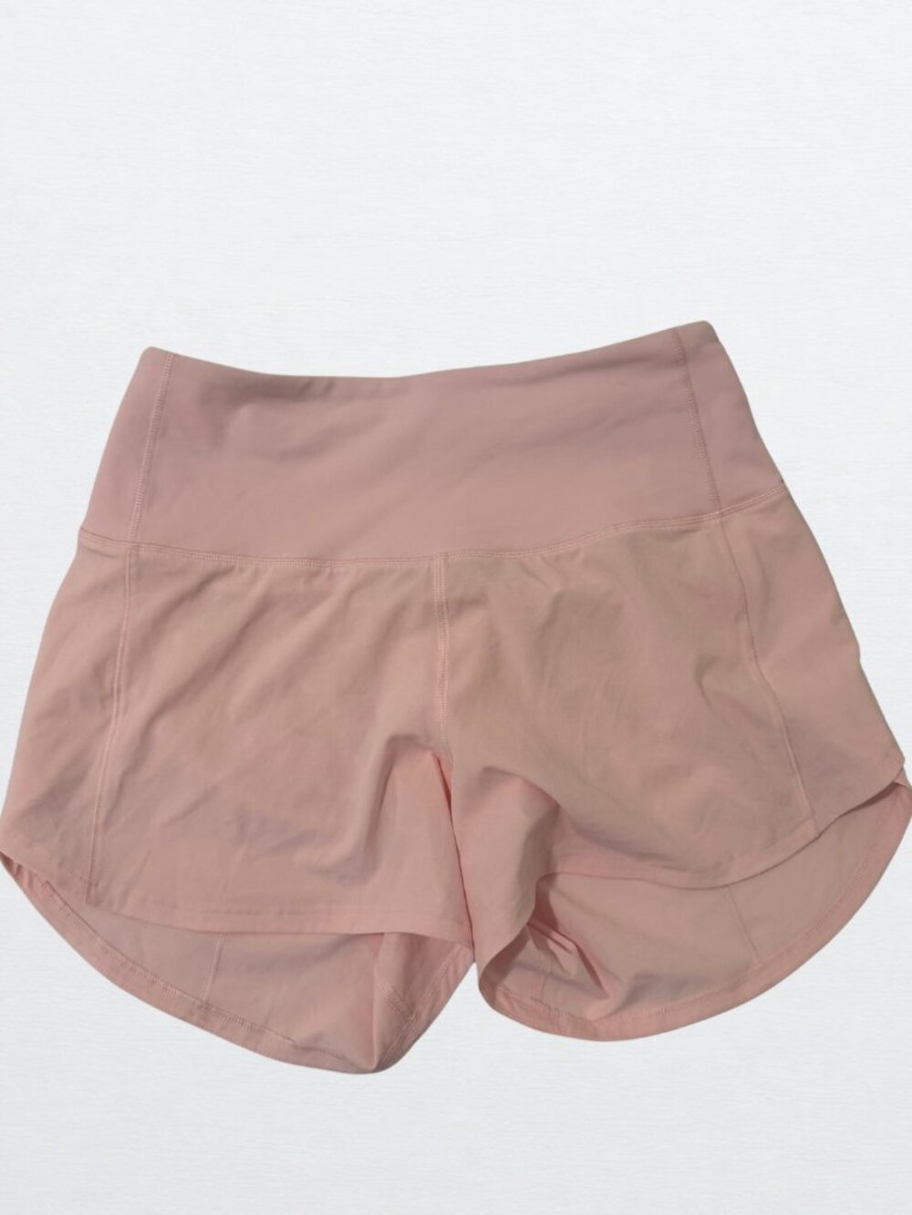 Lululemon Pink Milkshake Speed Up Shorts - Never Worn